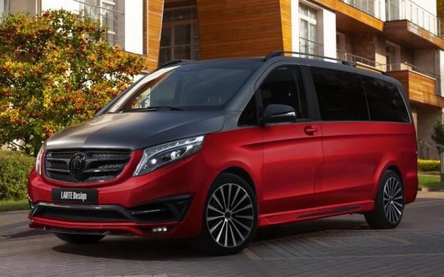 Mercedes-Benz V250d Black Crystal Light by Larte Design '2020